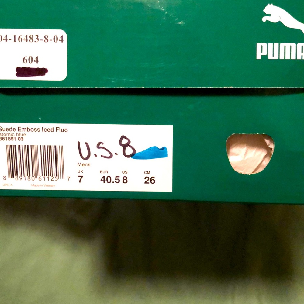 Lightly used Suede Pumas
